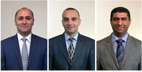 Jehovah's Witnesses Vagan Bayatyan, Ayk Bukharatyan and Ashot Tsaturyan (to the right), who won in the ECtHR the case against the Armenian authorities about prison sentences for refusing to take their military service. Photo from the site of Jehovah's Witnesses Jehovah's Witnesses Vagan Bayatyan, Ayk Bukharatyan and Ashot Tsaturyan (to the right), who won in the ECtHR the case against the Armenian authorities about prison sentences for refusing to take their military service. Photo from the site of Jehovah's Witnesses