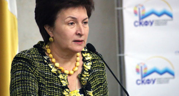 Head of the North-Caucasian Federal university Alina Levitskaya. Photo http://www.ncfu.ru/ Head of the North-Caucasian Federal university Alina Levitskaya. Photo http://www.ncfu.ru/