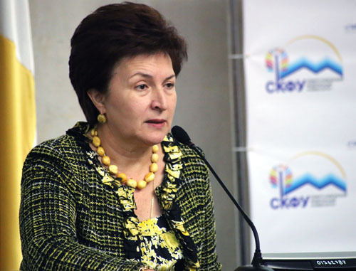 Head of the North-Caucasian Federal university Alina Levitskaya. Photo http://www.ncfu.ru/ Head of the North-Caucasian Federal university Alina Levitskaya. Photo http://www.ncfu.ru/