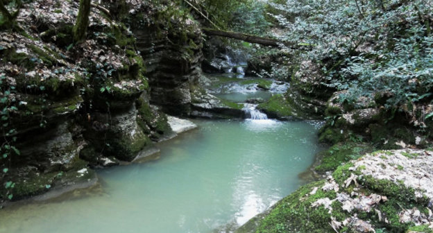The Dzykhrin Gorge in Sochi. Photo from Valery Suchkov’s blog, http://blogsochi.ru/ The Dzykhrin Gorge in Sochi. Photo from Valery Suchkov’s blog, http://blogsochi.ru/