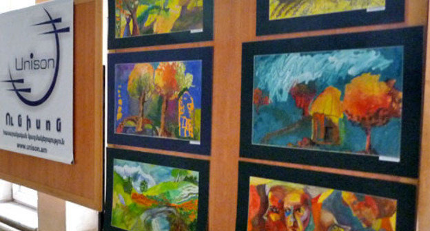 Exhibition ''Time to realize our opportunities'' dated to the International Day of Persons with Disabilities was opened in Yerevan, November 29, 2013. Photo by Armine Martirosyan for the ‘Caucasian Knot’. Exhibition ''Time to realize our opportunities'' dated to the International Day of Persons with Disabilities was opened in Yerevan, November 29, 2013. Photo by Armine Martirosyan for the ‘Caucasian Knot’.