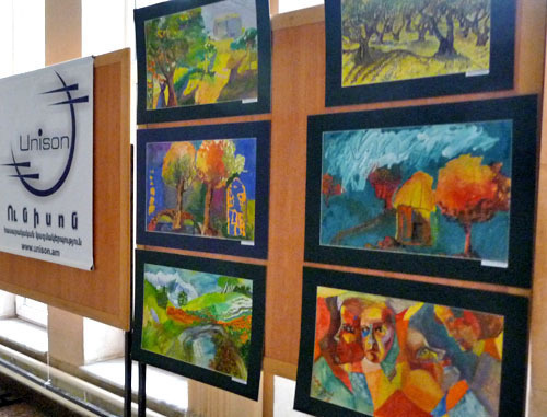 Exhibition ''Time to realize our opportunities'' dated to the International Day of Persons with Disabilities was opened in Yerevan, November 29, 2013. Photo by Armine Martirosyan for the ‘Caucasian Knot’. Exhibition ''Time to realize our opportunities'' dated to the International Day of Persons with Disabilities was opened in Yerevan, November 29, 2013. Photo by Armine Martirosyan for the ‘Caucasian Knot’.