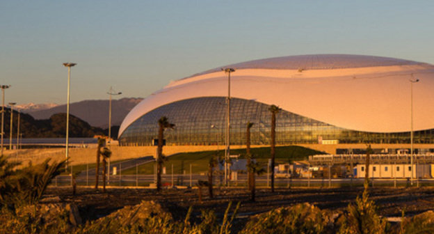 The Bolshoi Ice Palace. Sochi, November 2013. Photo by the press service of the State Corporation Olympstroy, http://www.sc-os.ru/ The Bolshoi Ice Palace. Sochi, November 2013. Photo by the press service of the State Corporation Olympstroy, http://www.sc-os.ru/