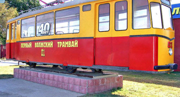 First tram in Volzhsky. Volgograd Region. Photo http://www.admvol.ru/ First tram in Volzhsky. Volgograd Region. Photo http://www.admvol.ru/