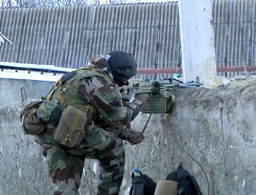 Antiterrorist operation in the village of Zhankhoteko. Kabardino-Balkaria, December 6, 2013. Photo nak.fsb.ru Antiterrorist operation in the village of Zhankhoteko. Kabardino-Balkaria, December 6, 2013. Photo nak.fsb.ru