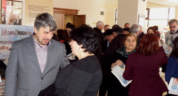 Participants of media festival in Dagestan. Makhachkala, December 10, 2013. Photo by Timur Isaev for the ‘Caucasian Knot’. Participants of media festival in Dagestan. Makhachkala, December 10, 2013. Photo by Timur Isaev for the ‘Caucasian Knot’.