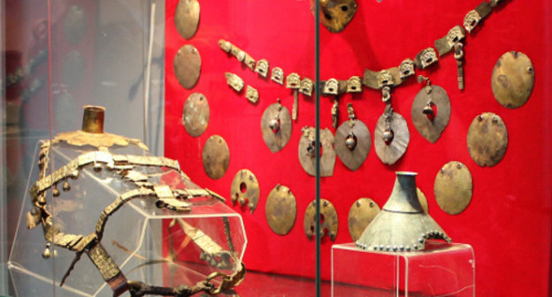 North Ossetia, Vladikavkaz, December 11, 2013. Travelling museum-and-exhibition project "Legends of the Caucasus". Photo by Emma Marzoeva for the ‘Caucasian Knot’. North Ossetia, Vladikavkaz, December 11, 2013. Travelling museum-and-exhibition project "Legends of the Caucasus". Photo by Emma Marzoeva for the ‘Caucasian Knot’.