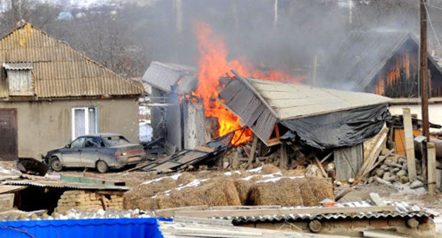 A special operation in the village of Bylym, Elbrus District of the Kabardino-Balkarian Republic. December 16, 2013. Photo http://nac.gov.ru/ A special operation in the village of Bylym, Elbrus District of the Kabardino-Balkarian Republic. December 16, 2013. Photo http://nac.gov.ru/