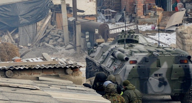 Special operation in the village of Bylym. Photo: NAC Special operation in the village of Bylym. Photo: NAC