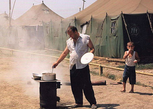 Ingushetia, refugee camp. By Magomedov Said for "Caucasian Knot" Ingushetia, refugee camp. By Magomedov Said for "Caucasian Knot"