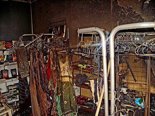 Shop "Sunna" after the fire. Photo of "Caucasian Knot" Shop "Sunna" after the fire. Photo of "Caucasian Knot"