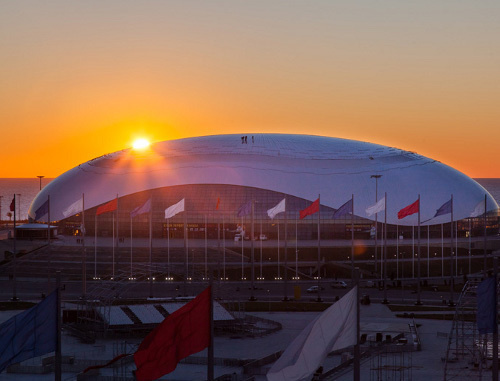 Bolshoy Ice Dome in Sochi, December 2013. Photo: http://sc-os.ru Bolshoy Ice Dome in Sochi, December 2013. Photo: http://sc-os.ru