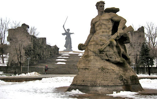 Memorial "To the Heroes of the Battle of Stalingrad" in Mamayev Kurgan in Volgograd. Photo by Vyacheslav Yaschenko for the "Caucasian Knot" Memorial "To the Heroes of the Battle of Stalingrad" in Mamayev Kurgan in Volgograd. Photo by Vyacheslav Yaschenko for the "Caucasian Knot"