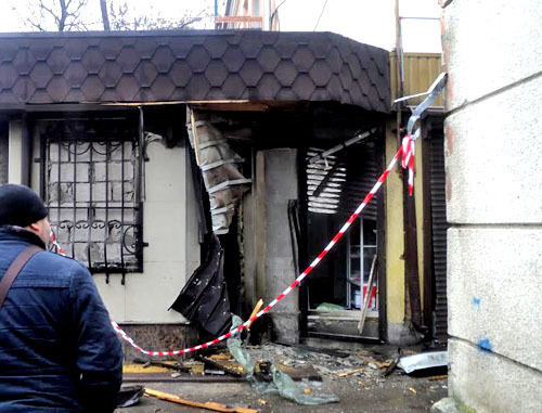 The drugstore blown up in Nalchik near the Central Marketplace. Nalchik, February 27, 2014. Photo by Lyudmila Maratova for the "Caucasian Knot" The drugstore blown up in Nalchik near the Central Marketplace. Nalchik, February 27, 2014. Photo by Lyudmila Maratova for the "Caucasian Knot"