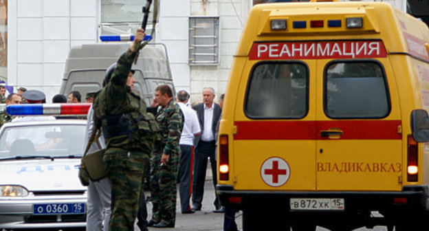After the explosion in the central marketplace of Vladikavkaz on September 9, 2010. Photo by Vladimir Mukagov for the "Caucasian Knot" After the explosion in the central marketplace of Vladikavkaz on September 9, 2010. Photo by Vladimir Mukagov for the "Caucasian Knot"