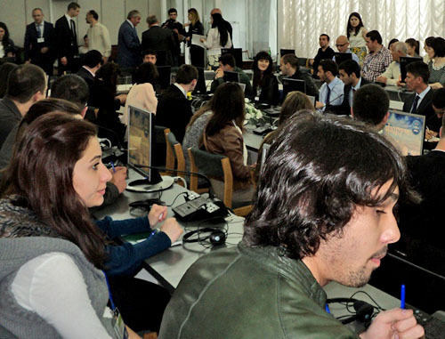 Participants of the Circassian Youth Forum. Nalchik, April 21, 2014. Photo by Luiza Orazaeva for the "Caucasian Knot" Participants of the Circassian Youth Forum. Nalchik, April 21, 2014. Photo by Luiza Orazaeva for the "Caucasian Knot"