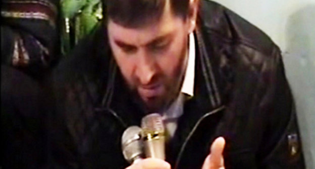 Imam of Stalskoe village Omaraskhab Alibegov. Screenshot from YouTube video, http://www.youtube.com/watchv=CUphhTCXUO8 Imam of Stalskoe village Omaraskhab Alibegov. Screenshot from YouTube video, http://www.youtube.com/watchv=CUphhTCXUO8