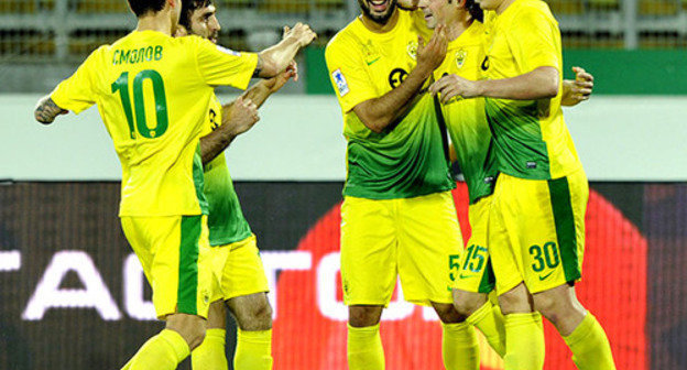The "Anji" Football Club players. Photo http://www.fc-anji.ru/ The "Anji" Football Club players. Photo http://www.fc-anji.ru/