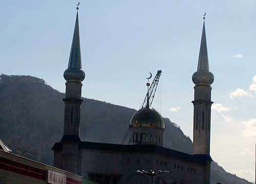 Karachaevo-Cherkesia, Mosque of Karachaevsk. Photo of "Caucasian Knot" Karachaevo-Cherkesia, Mosque of Karachaevsk. Photo of "Caucasian Knot"
