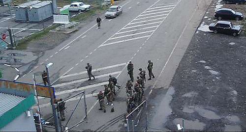 The border crossing checkpoint "Novoshakhtinsk" in the Rostov Region. Screenshot from a web camera made in the checkpoint at 20:00 MSK, June 21, 2014, © Federal Customs Service, http://yutu.customs.ru/ The border crossing checkpoint "Novoshakhtinsk" in the Rostov Region. Screenshot from a web camera made in the checkpoint at 20:00 MSK, June 21, 2014, © Federal Customs Service, http://yutu.customs.ru/