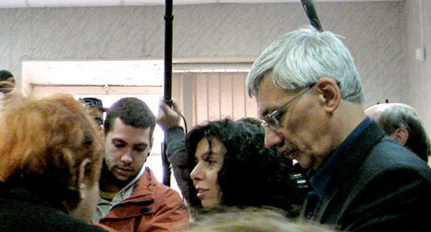 Oleg Orlov (right). Photo of "Caucasian Knot" Oleg Orlov (right). Photo of "Caucasian Knot"