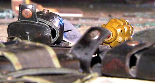Objects from the place of neutralization of militants who have shelled the law enforcers. Dagestan Republic, Khasavyurt. March 24, 2014. Photo: official site of NAC http://nac.gov.ru/content/4543.html Objects from the place of neutralization of militants who have shelled the law enforcers. Dagestan Republic, Khasavyurt. March 24, 2014. Photo: official site of NAC http://nac.gov.ru/content/4543.html