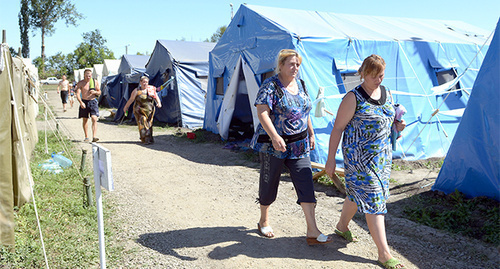 ‘Gukovo’ field camp for Ukrainian refugees. Photo by Oleg Pchelov for the ‘Caucasian Knot’. ‘Gukovo’ field camp for Ukrainian refugees. Photo by Oleg Pchelov for the ‘Caucasian Knot’.