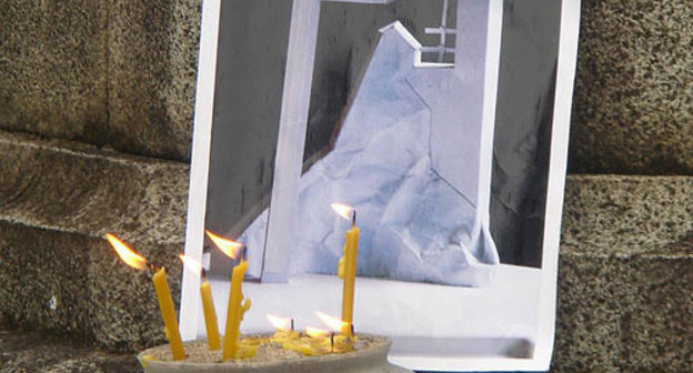 Abkhazia, Sukhumi, a sketch of the monument to victims of political repressions. Photo by the "Caucasian Knot" Abkhazia, Sukhumi, a sketch of the monument to victims of political repressions. Photo by the "Caucasian Knot"
