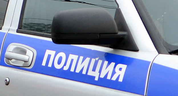 Inscription "Police" on a body of the police car. Photo by Oleg Pchelov for the "Caucasian Knot" Inscription "Police" on a body of the police car. Photo by Oleg Pchelov for the "Caucasian Knot"