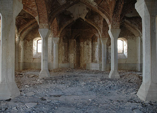 Nagorny Karabakh, the city of Shusha, inside of Govharagi mosque. Photo by the "Caucasian Knot" Nagorny Karabakh, the city of Shusha, inside of Govharagi mosque. Photo by the "Caucasian Knot"