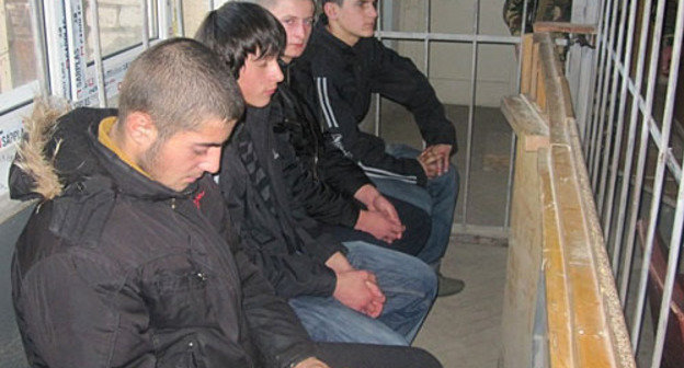 During the trial against Geogrian teens. The supreme court room of South Ossetia. December 2, 2009. Photo by the "Caucasian Knot" During the trial against Geogrian teens. The supreme court room of South Ossetia. December 2, 2009. Photo by the "Caucasian Knot"