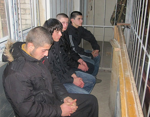 During the trial against Geogrian teens. The supreme court room of South Ossetia. December 2, 2009. Photo by the "Caucasian Knot" During the trial against Geogrian teens. The supreme court room of South Ossetia. December 2, 2009. Photo by the "Caucasian Knot"
