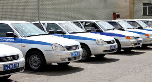 Police cars. Ingushetia. Photo: Ingush Ministry of Internal Affairs, http://06.mvd.ru