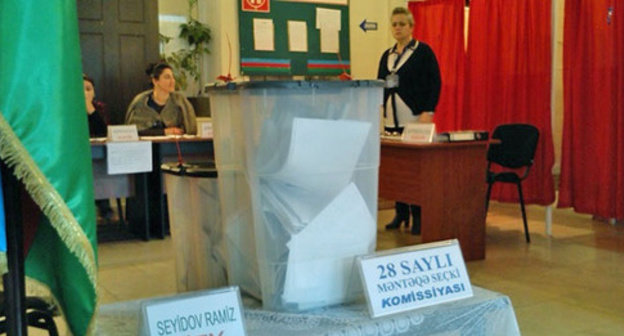 Municipal elections in Azerbaijan, at the polling station, December 23, 2014. Photo by Kyamal Ali for the ‘Caucasian Knot’. 