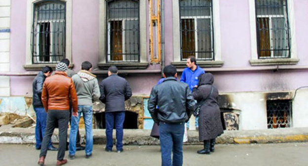 Headquarters of the Popular Front Party of Azerbaijan. Baku. Photo by Aziz Karimov for the "Caucasian Knot" Headquarters of the Popular Front Party of Azerbaijan. Baku. Photo by Aziz Karimov for the "Caucasian Knot"