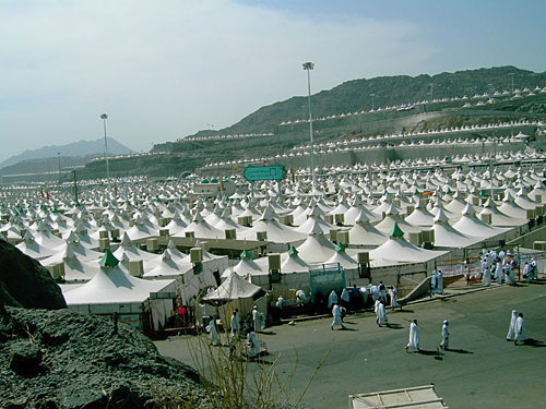 Saudi Arabia, the encampment for pilgrims in the territory of Mina. Photo by the "Caucasian Knot" Saudi Arabia, the encampment for pilgrims in the territory of Mina. Photo by the "Caucasian Knot"