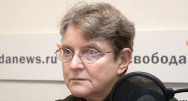 Svetlana Gannushkina, the Chair of the "Civil Assistance" Committee. Photo: RFE/RL, http://gdb.rferl.org/3AAEC8C3-9BAB-437A-9E30-4B429EE979D5_w748_r1_s.jpg Svetlana Gannushkina, the Chair of the "Civil Assistance" Committee. Photo: RFE/RL, http://gdb.rferl.org/3AAEC8C3-9BAB-437A-9E30-4B429EE979D5_w748_r1_s.jpg