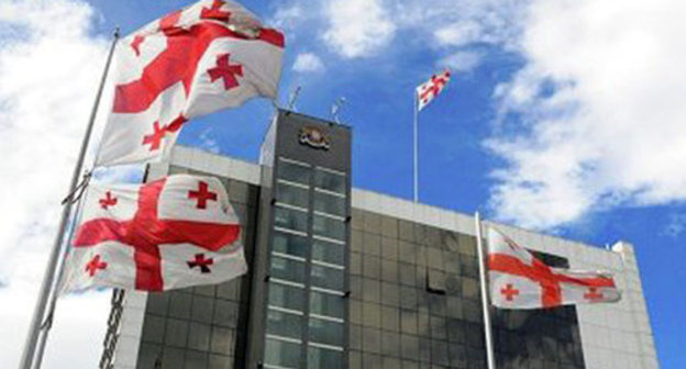 Flags of Georgia. Photo: http://newsgeorgia.ru/politics/20141221/217225827.html