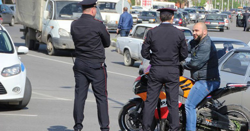 Law enforcers. Chechnya. Photo by Magomed Magomedov for the "Caucasian Knot"