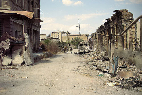 South Ossetia, Tskhinval. August 2008. Photo by www.flickr.com/photos/uliana_makhkamova, Uliana Makhkamova South Ossetia, Tskhinval. August 2008. Photo by www.flickr.com/photos/uliana_makhkamova, Uliana Makhkamova