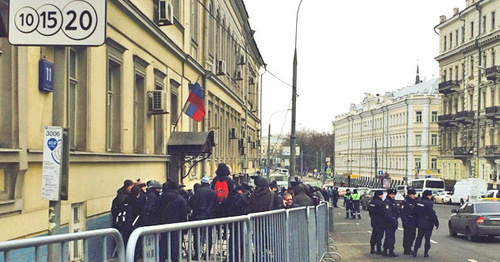 Moscow's Basmanny District Court, March 8, 2015. Photo by the ‘Caucasian Knot’ correspondent. 