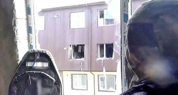 Special operation in Makhachkala. March 21, 2015. Photo http://nac.gov.ru/
