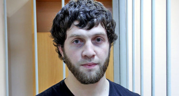 Magomed Tochiev in the courtroom. Moscow, April 6, 2015. Photo by Magomed Tuaev for the "Caucasian Knot" Magomed Tochiev in the courtroom. Moscow, April 6, 2015. Photo by Magomed Tuaev for the "Caucasian Knot"