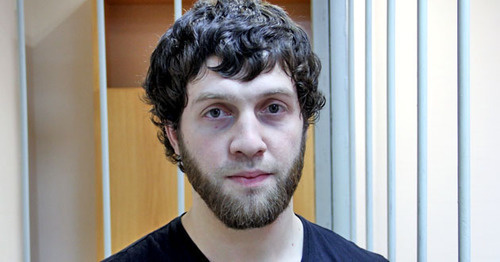 Magomed Tochiev in the courtroom. Moscow, April 6, 2015. Photo by Magomed Tuaev for the "Caucasian Knot"