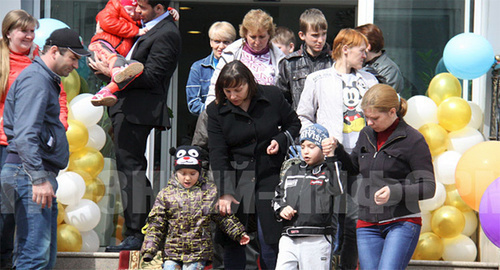 Children from Donbas arrive in Grozny for medical treatment and rehabilitation. Photo: Timur Abduev, http://www.grozny-inform.ru/multimedia/photos/59203/