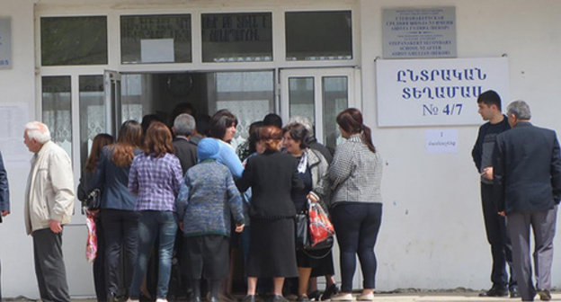 The parliamentary elections in Nagorno-Karabakh. The electoral district. May 3, 2015. Photo by Alvard Grigoryan for the "Caucasian Knot"