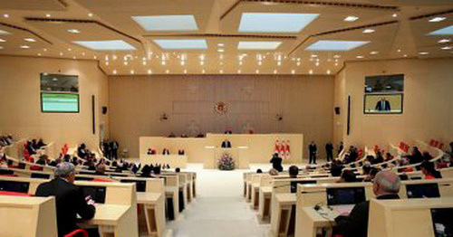 The session of the Government of Georgia. Photo https://www.facebook.com/Margvelashvili
