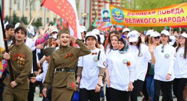 Parade of Victory Heirs in Makhachkala, May 9, 2015. Photo: press service of Dagestani leadership. 