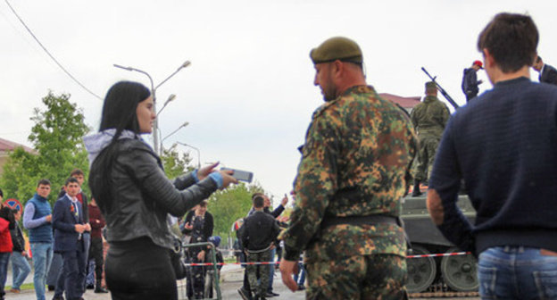 Grozny, May 2015. Photo by Magomed Magomedov for the ‘Caucasian Knot’. 