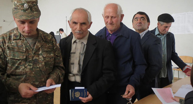 Parliamentary elections in Nagorno-Karabakh, Martuninsky District, May 3, 2015. Photo by Alvard Grigoryan for the ‘Caucasian Knot’. 